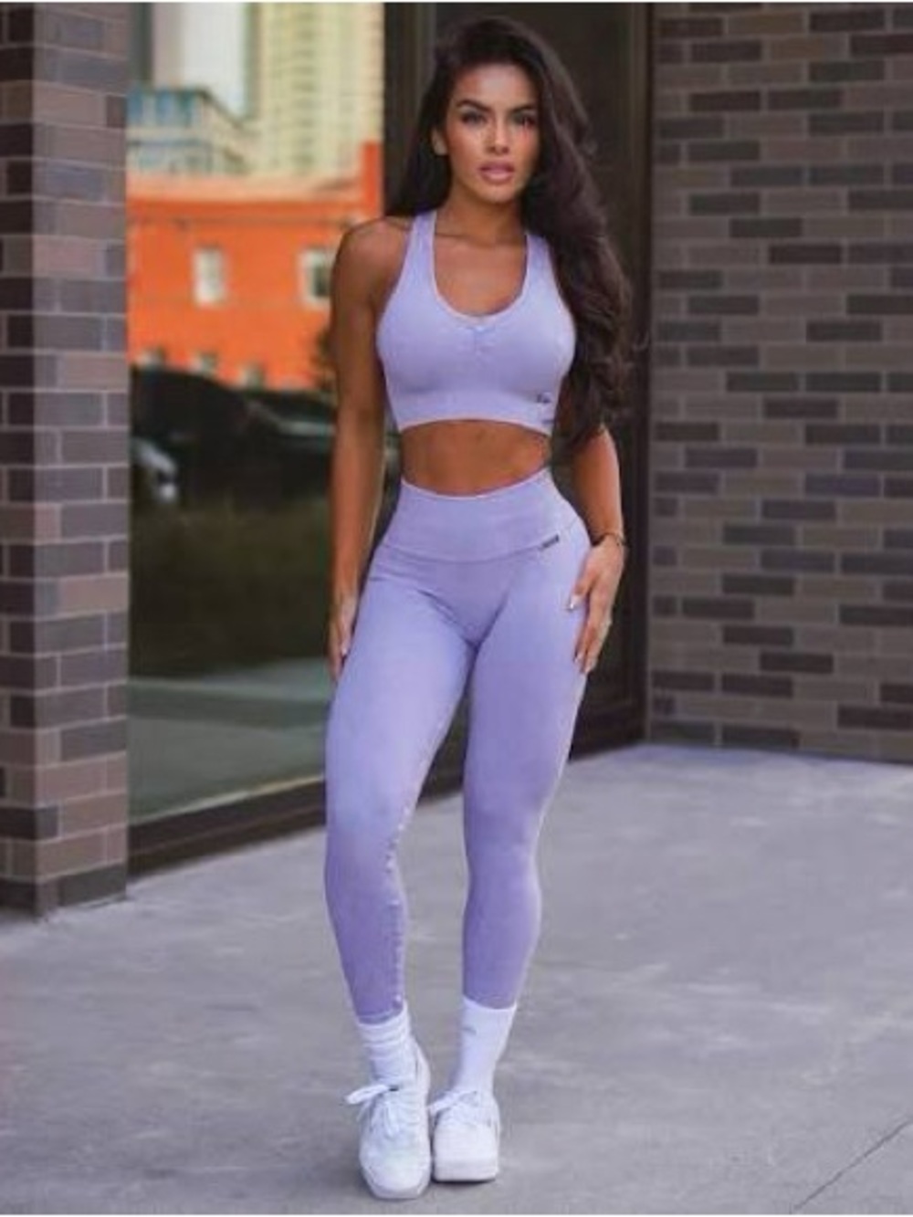 Bombshell Sportswear Mineral Seamless Legging — XS / Stardust Violet